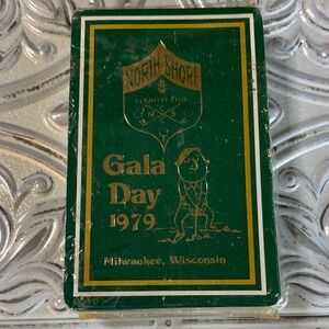 Vintage Playing Cards North Shore Country Club Gala Day 1979 Milwaukee Wisconsin